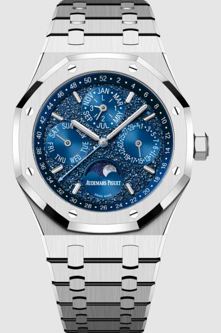 Audemars Piguet Royal Oak Perpetual Calendar 41 White Gold Watch Replica 26574BC.OO.1220BC.02